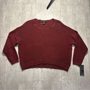 NWT Mossimo Cabernet Crewneck Knit Sweater - Women's XXL